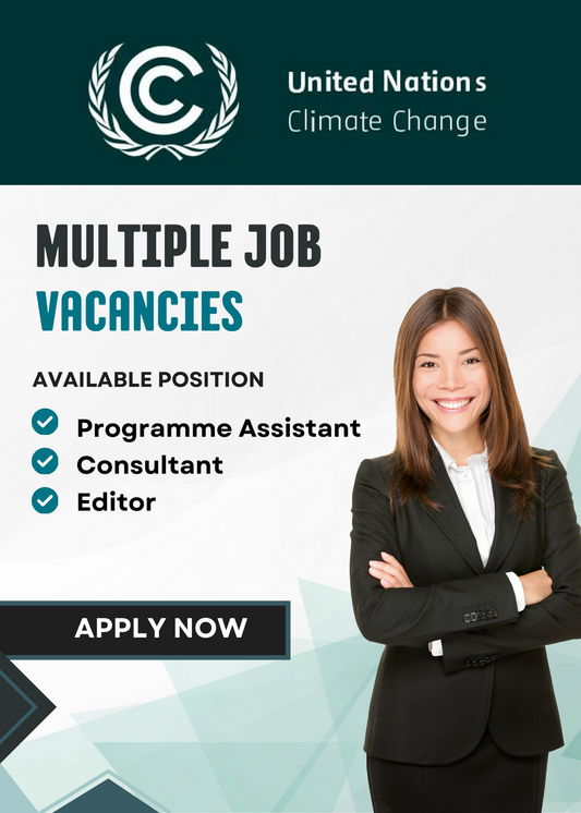 UN Climate Change Conference (UNFCCC COP29) x 3 Job Vacancies
