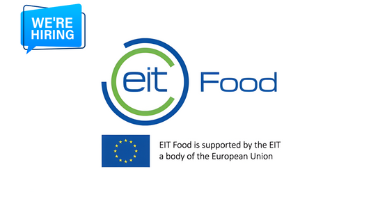eit Food vacancy poster. We Are hiring. 